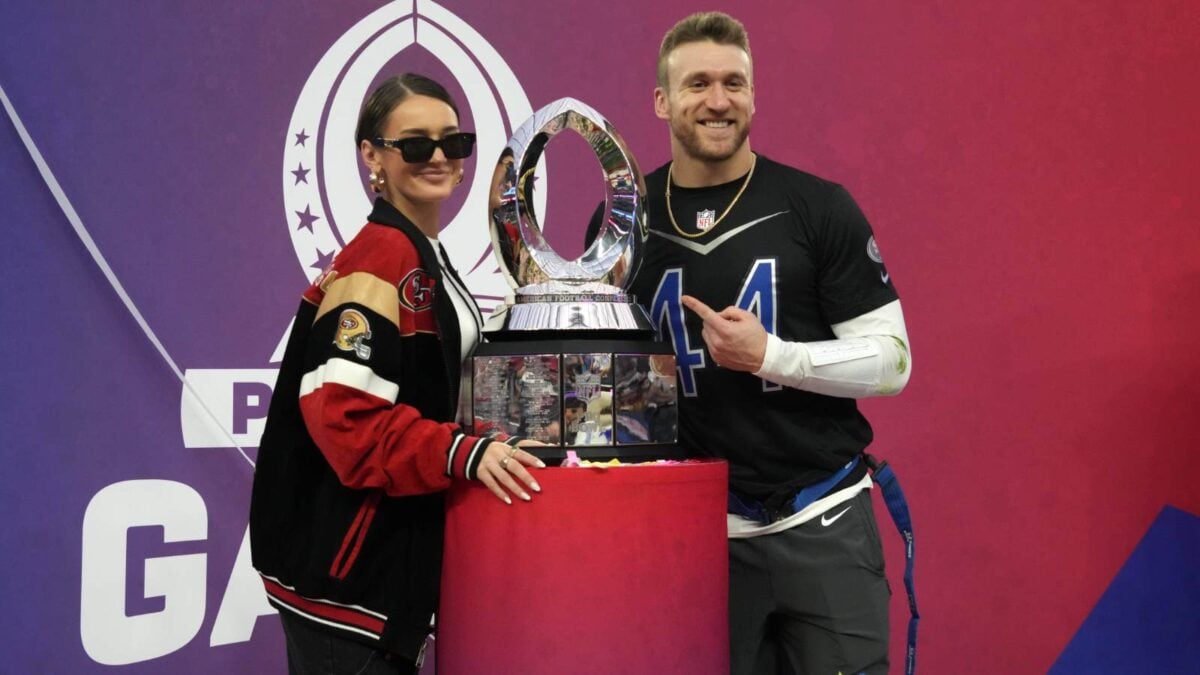 Kristin and Kyle Juszczyk