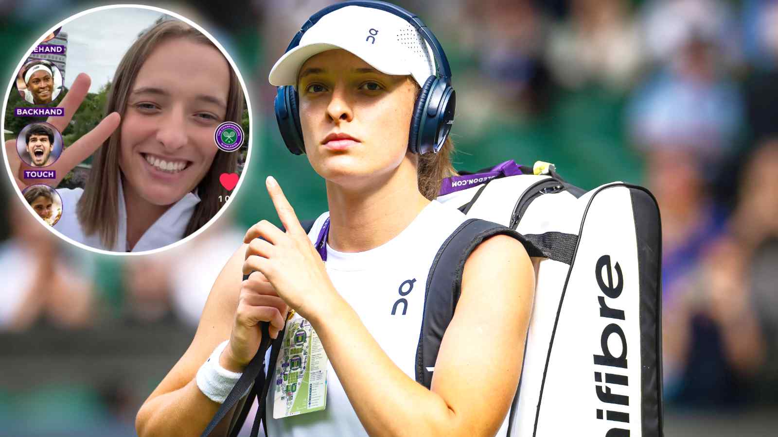 WATCH: Iga Swiatek creates her perfect player ahead of her first-round Wimbledon match