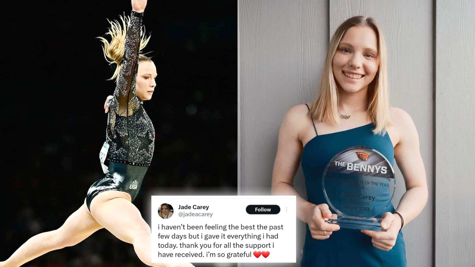 “I just have not been feeling well”, Jade Carey reveals that she wasn’t at her hundred percent ahead of her team event in 2024 Olympics