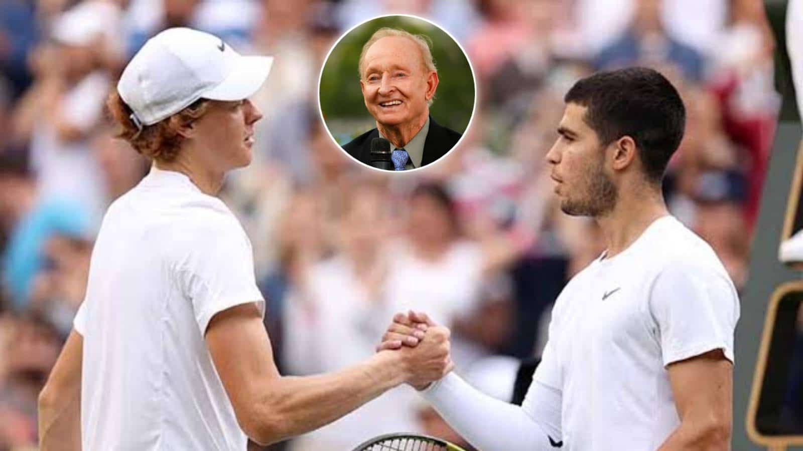 Tennis legend Rod Laver believes the future of the game is embodied by “symbols of new era” Carlos Alcaraz and Jannik Sinner