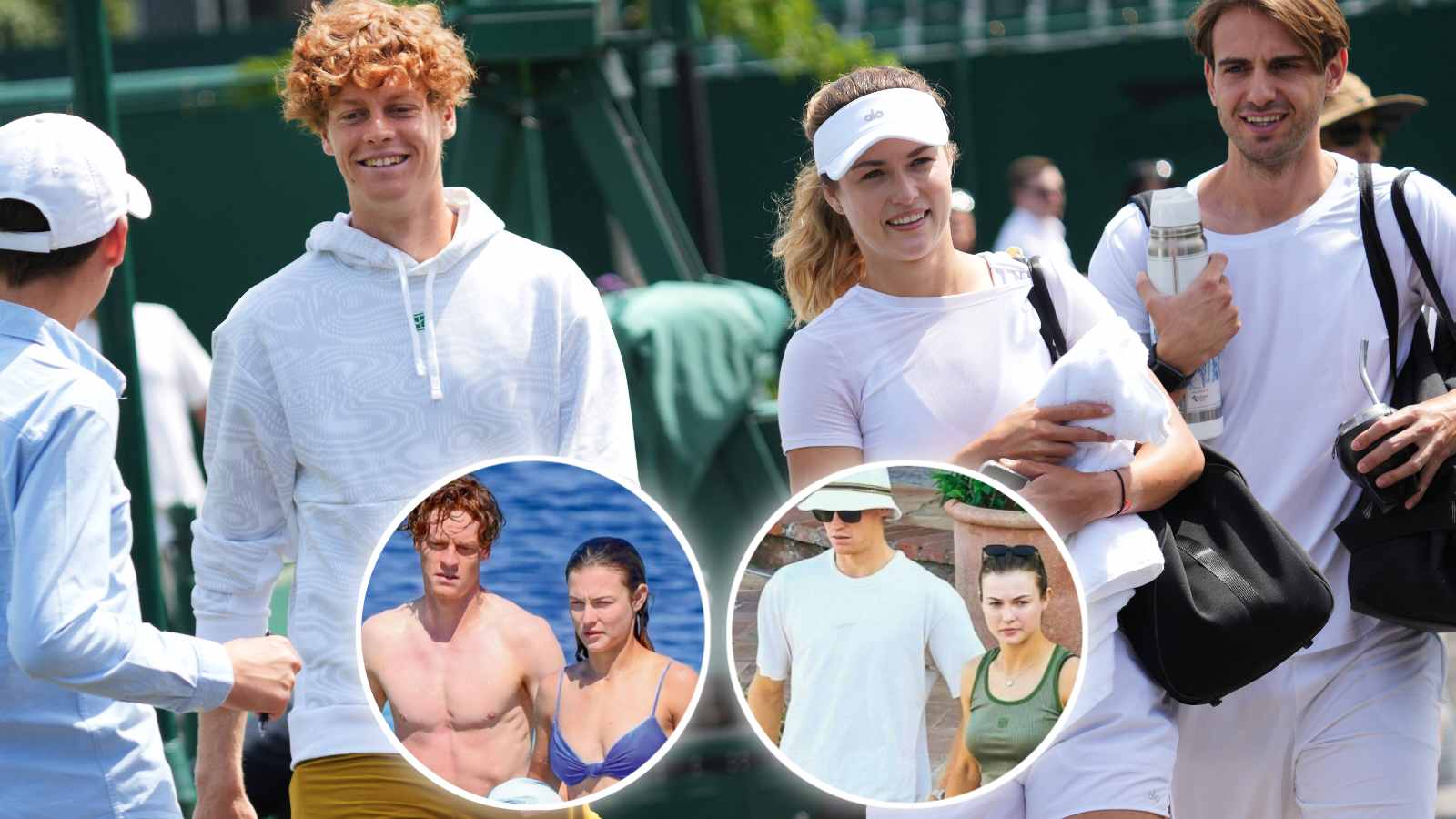 In pictures: Jannik Sinner spotted by paparazzi enjoying vacation with girlfriend Anna Kalinskaya after Wimbledon