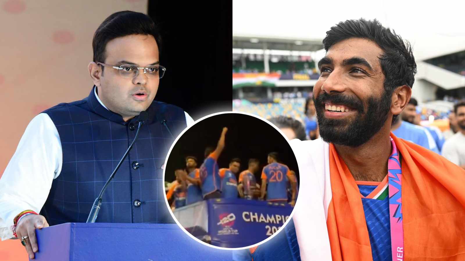 WATCH: Jay Shah snatching the T20 World Cup trophy from Jasprit Bumrah doesn’t sit well with the fans