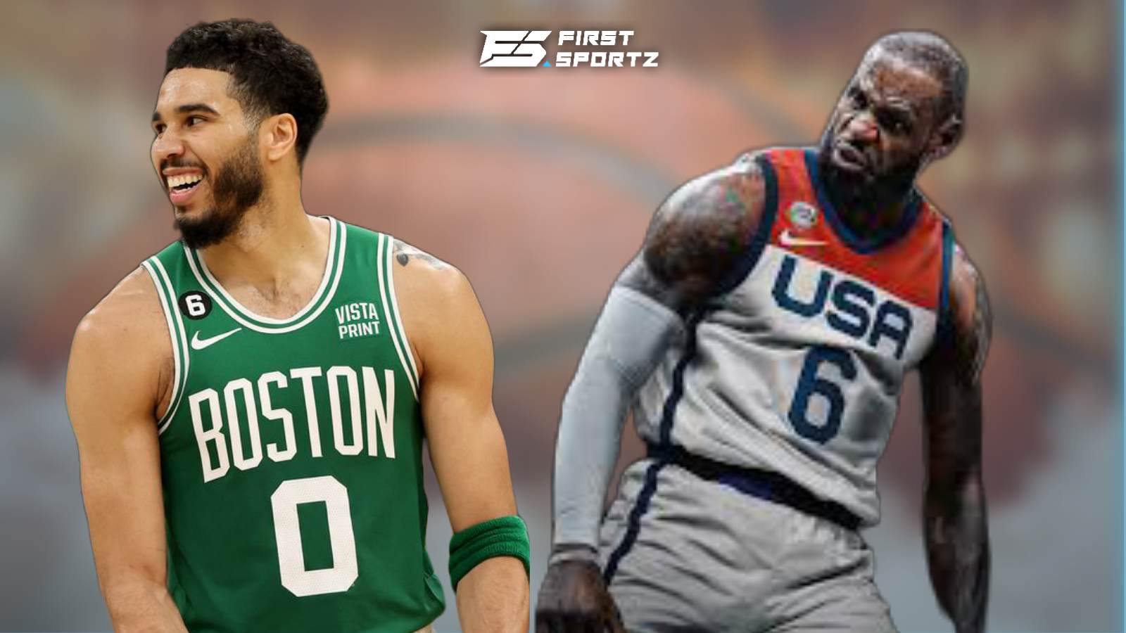 Jayson Tatum believes the Celtics could beat the current ‘Team USA’ which includes LeBron James and Steph Curry