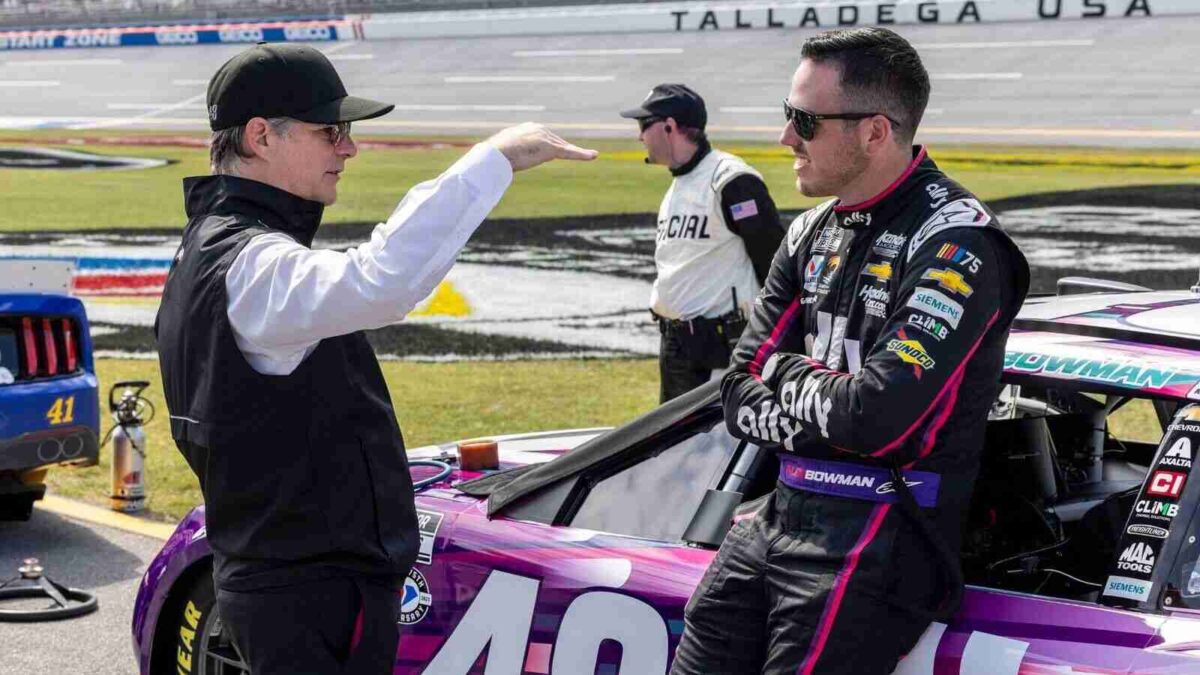 Jeff Gordon and Alex Bowman