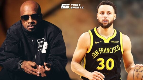 Jermaine Dupri and Stephen Curry