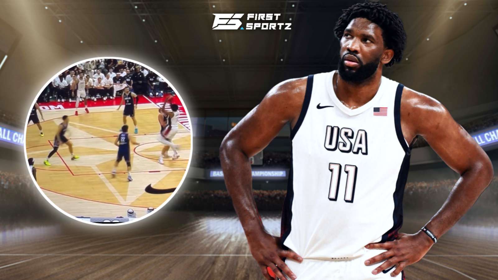 “Bring these refs to states” – Joel Embiid miserably fails at ‘foul bait’ as FIBA referee ignored superstar