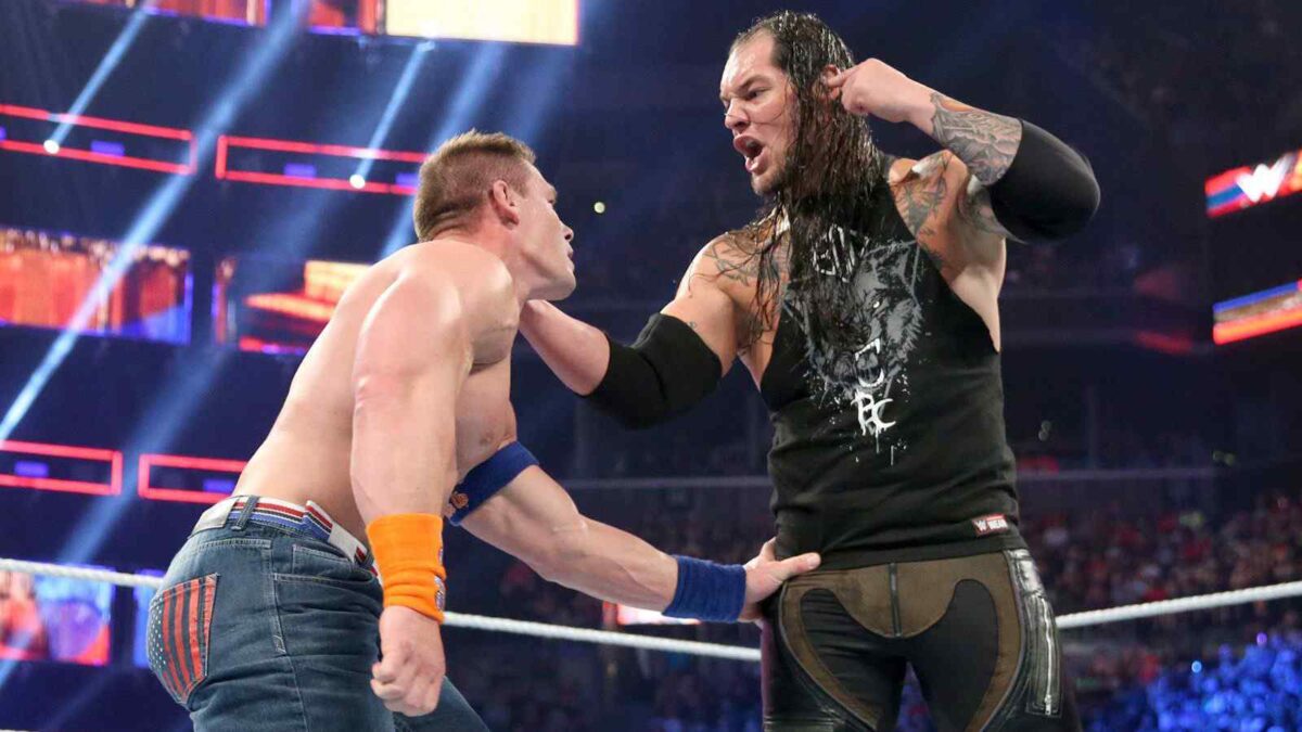 John Cena and Baron Corbin