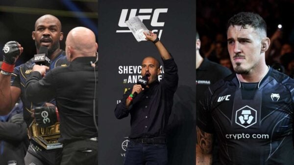 Jon Anik declares Jon Jones and Tom Aspinall as heavyweight champions