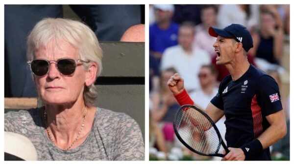 Judy Murray(L), Andy Murray(R)