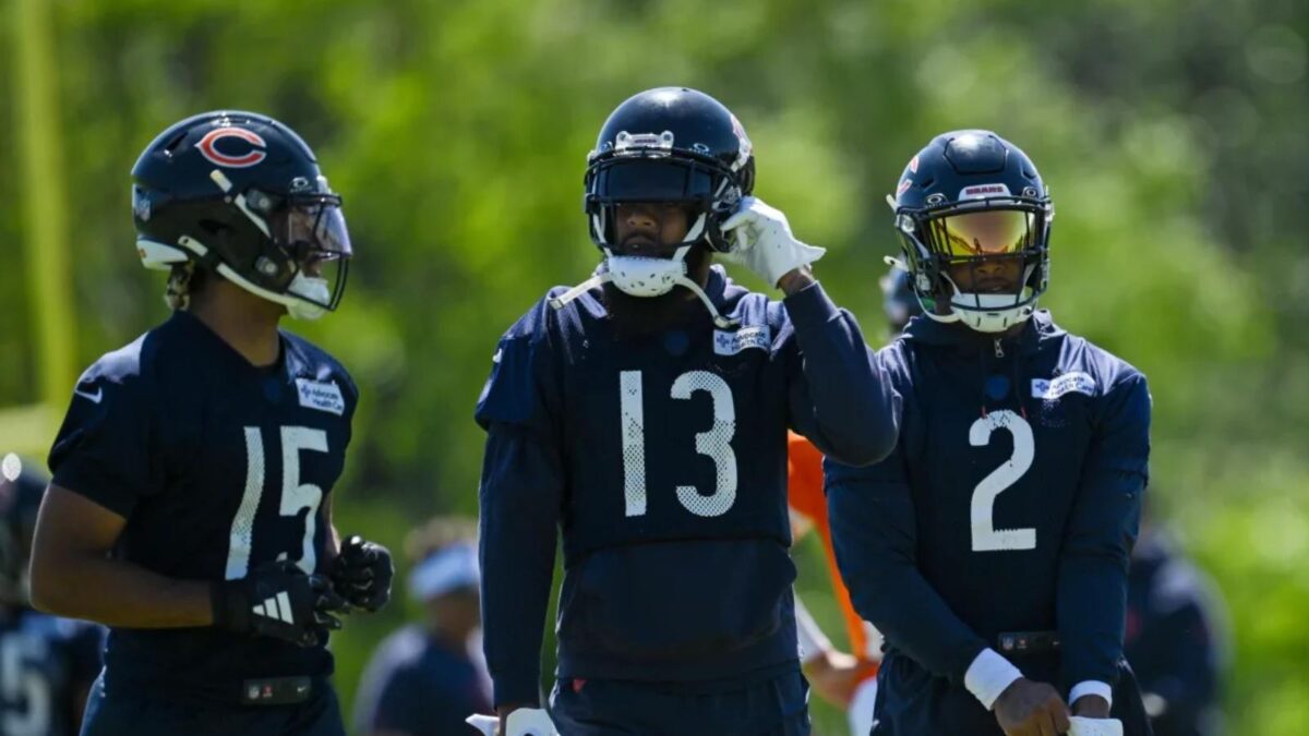 Keenan Allen, Rome Odunze and D.J. Moore