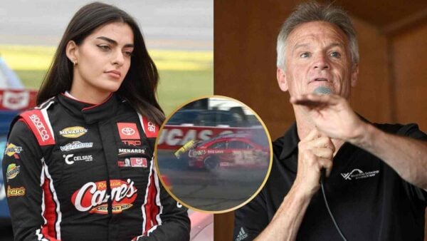 Kenny Wallace and Hailie Deegan