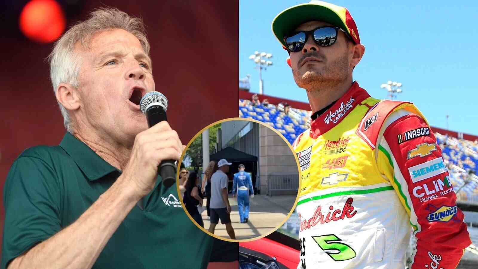 WATCH: “Funny and very sad”- Kenny Wallace urges NASCAR to do better as Kyle Larson goes unrecognized by Chicago crowd during street race week