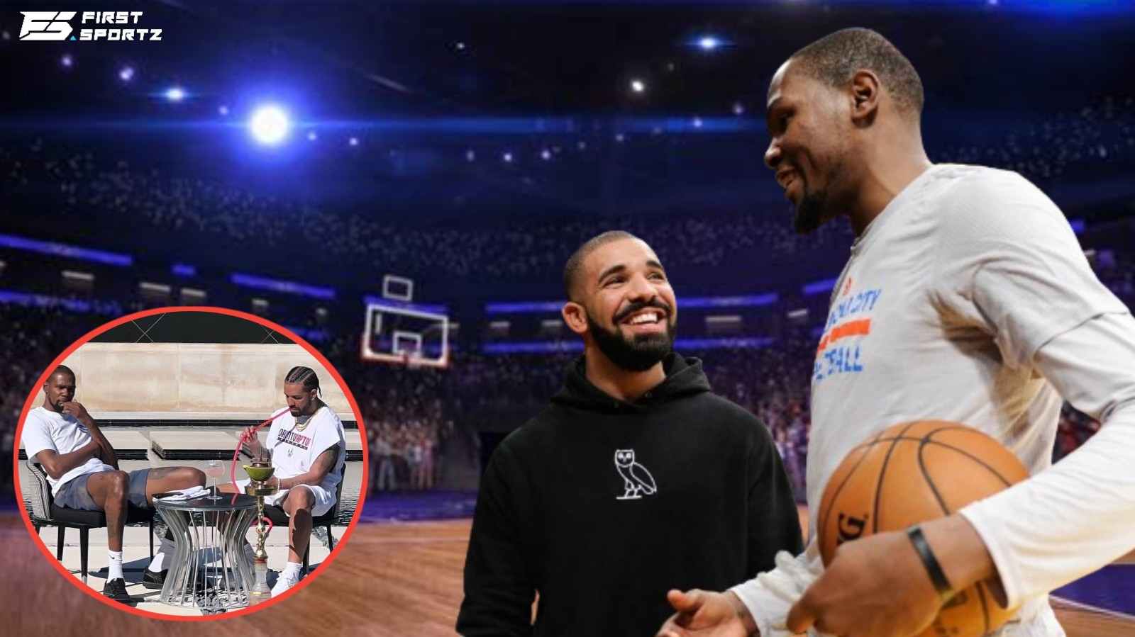 WATCH: Kevin Durant seen celebrating at rapper Drake’s mansion in Toronto for Canada Day