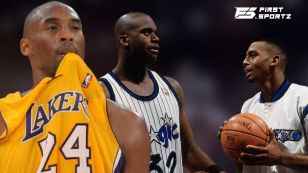 Kobe Bryant, Shaquille O'Neal and Penny Hardaway