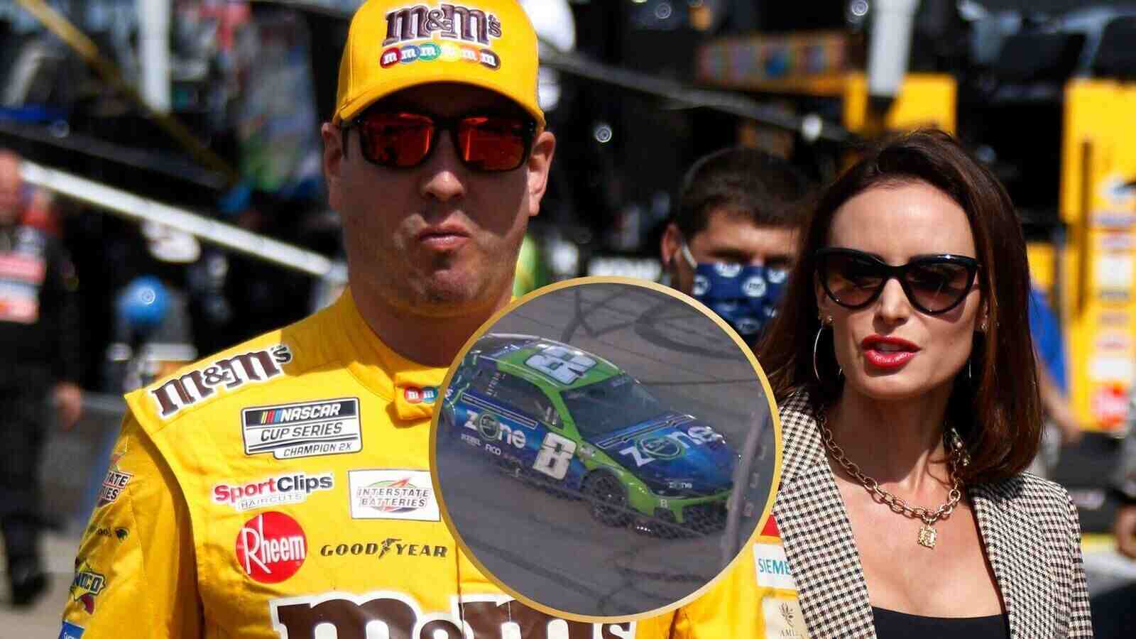 Heartbroken Samantha Busch responds as Kyle Busch wrecks out in overtime at Nashville