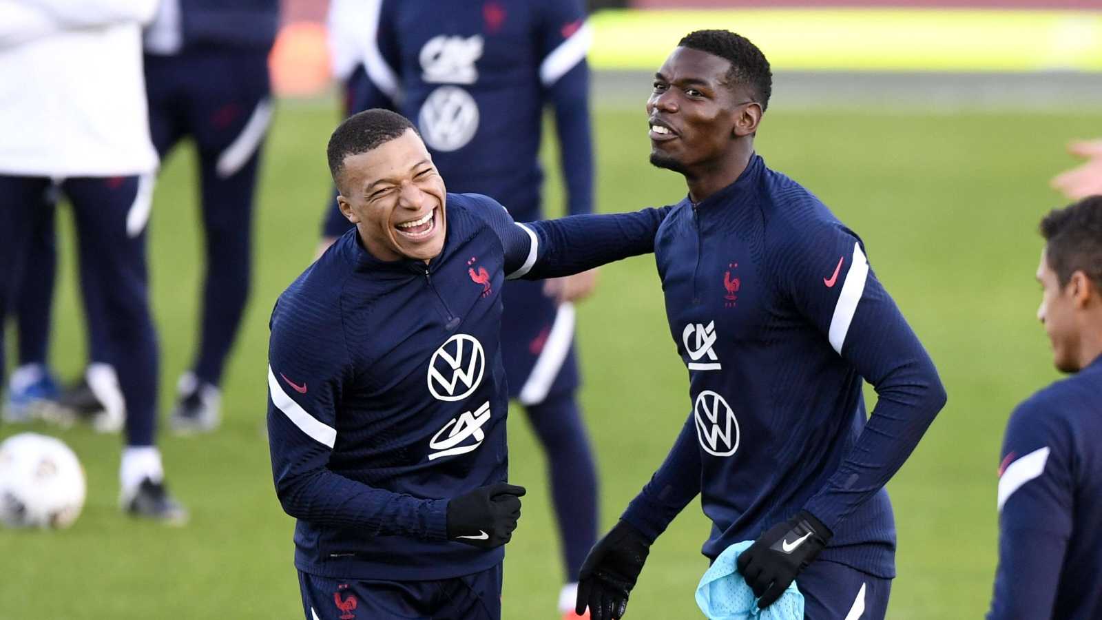 Kylian Mbappe admits it’s easier to play as a forward for France with Paul Pogba in midfield