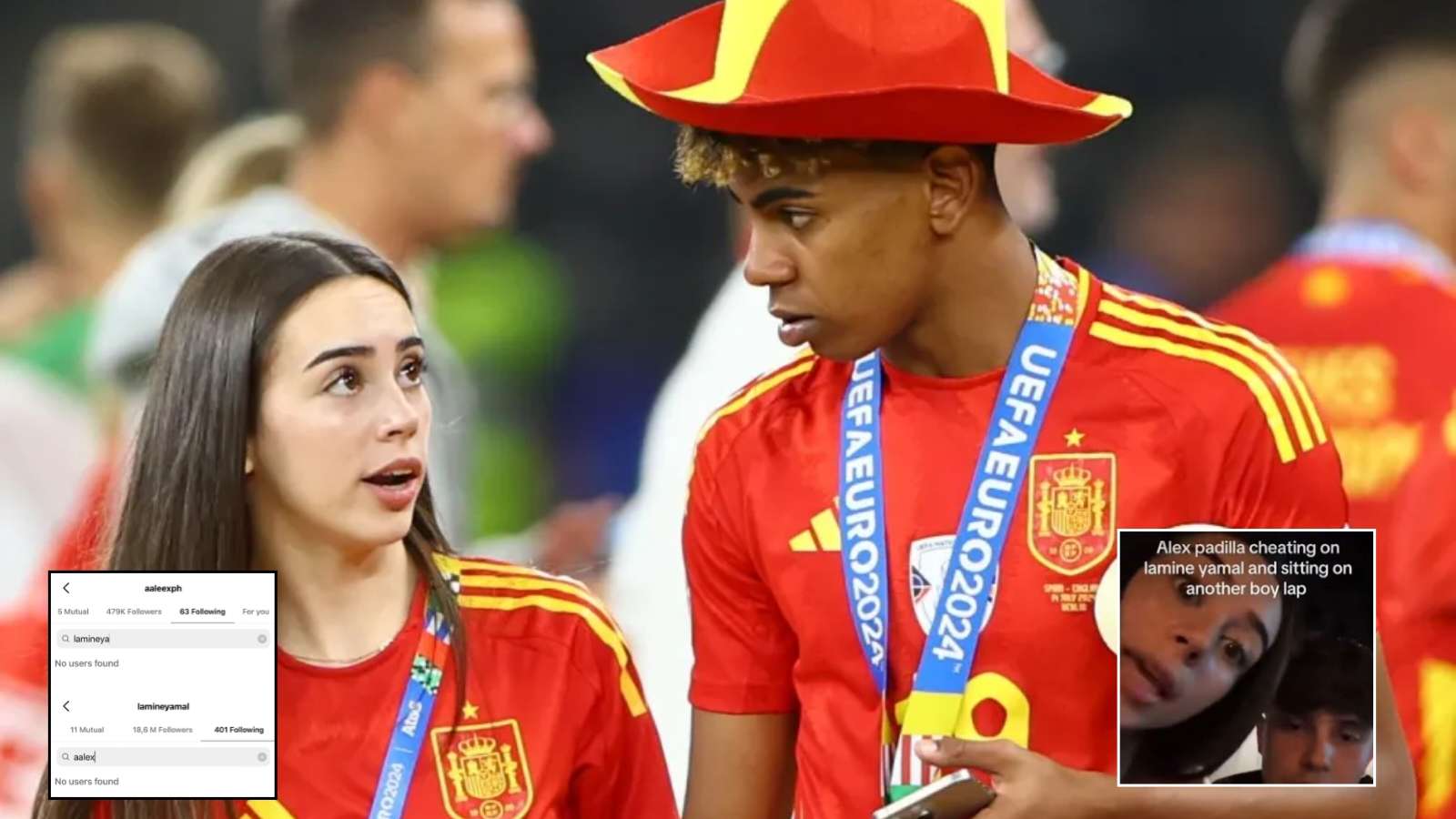 ‘Teenager’ Lamine Yamal unfollows rumored girlfriend Alex Padilla after UEFA Euro 2024