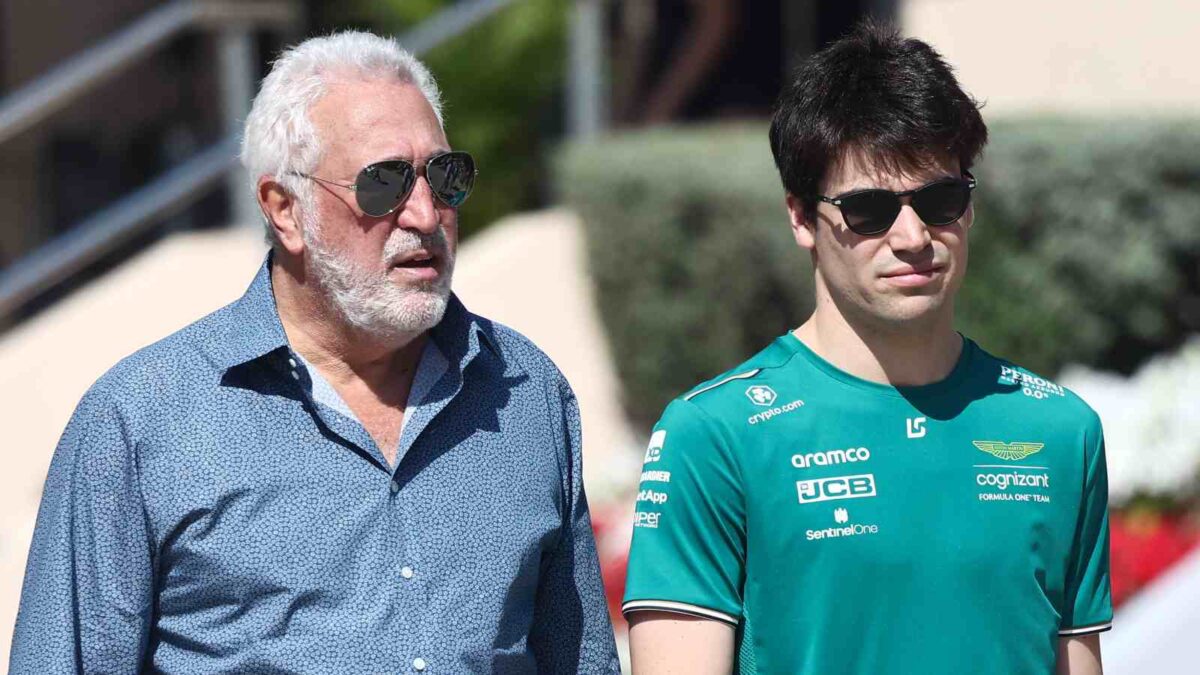 Lawrence Stroll and Lance Stroll