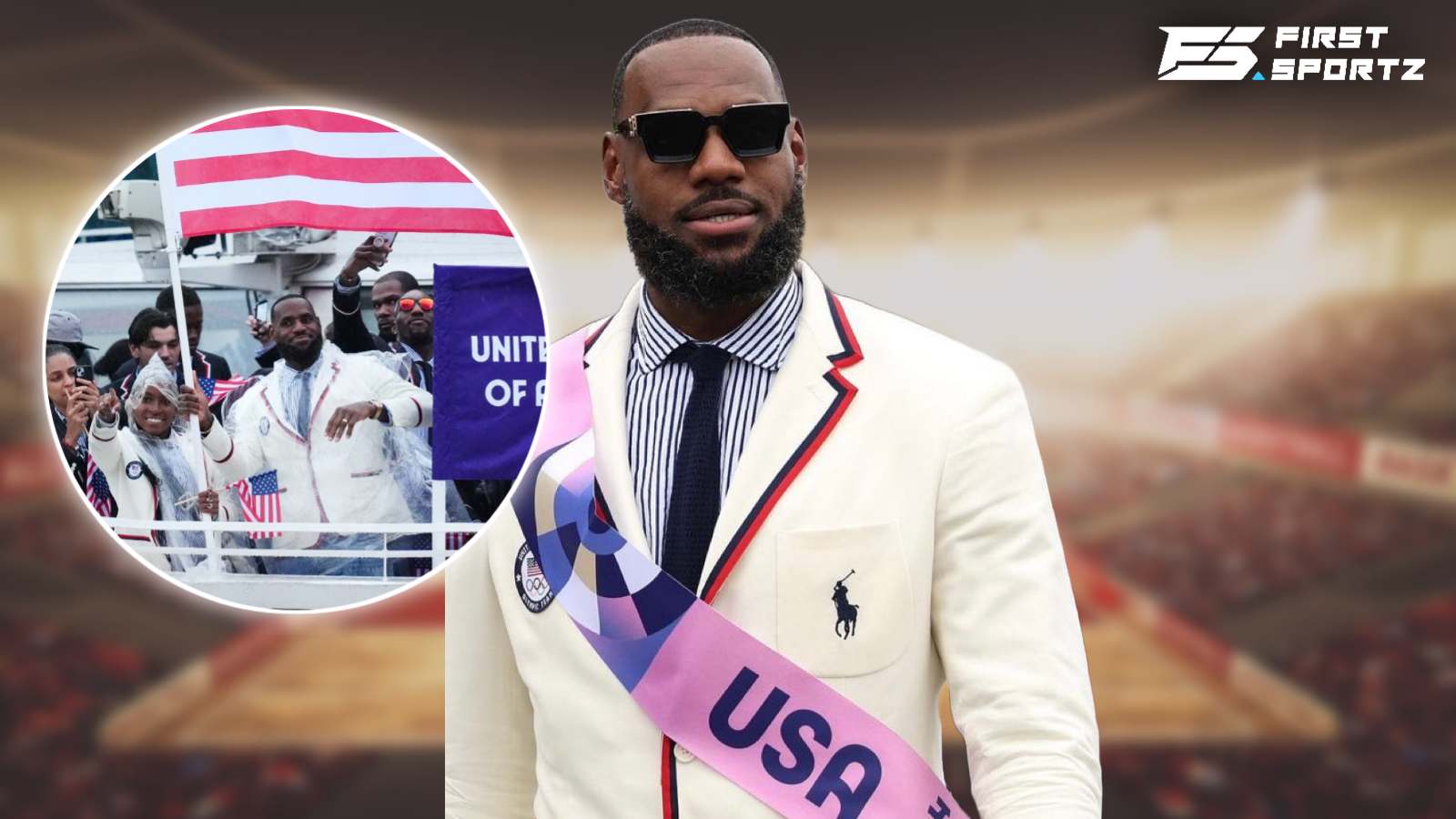 “Hang it in the museum!” – History made as LeBron James becomes first NBA player to bear USA flag at Olympics