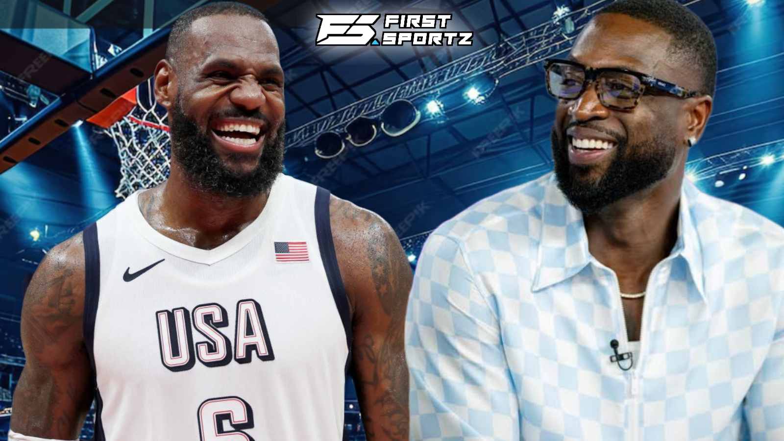 Dwyane Wade makes ‘pronoun’ joke on LeBron James during Team USA vs. Serbia at Paris Olympics 