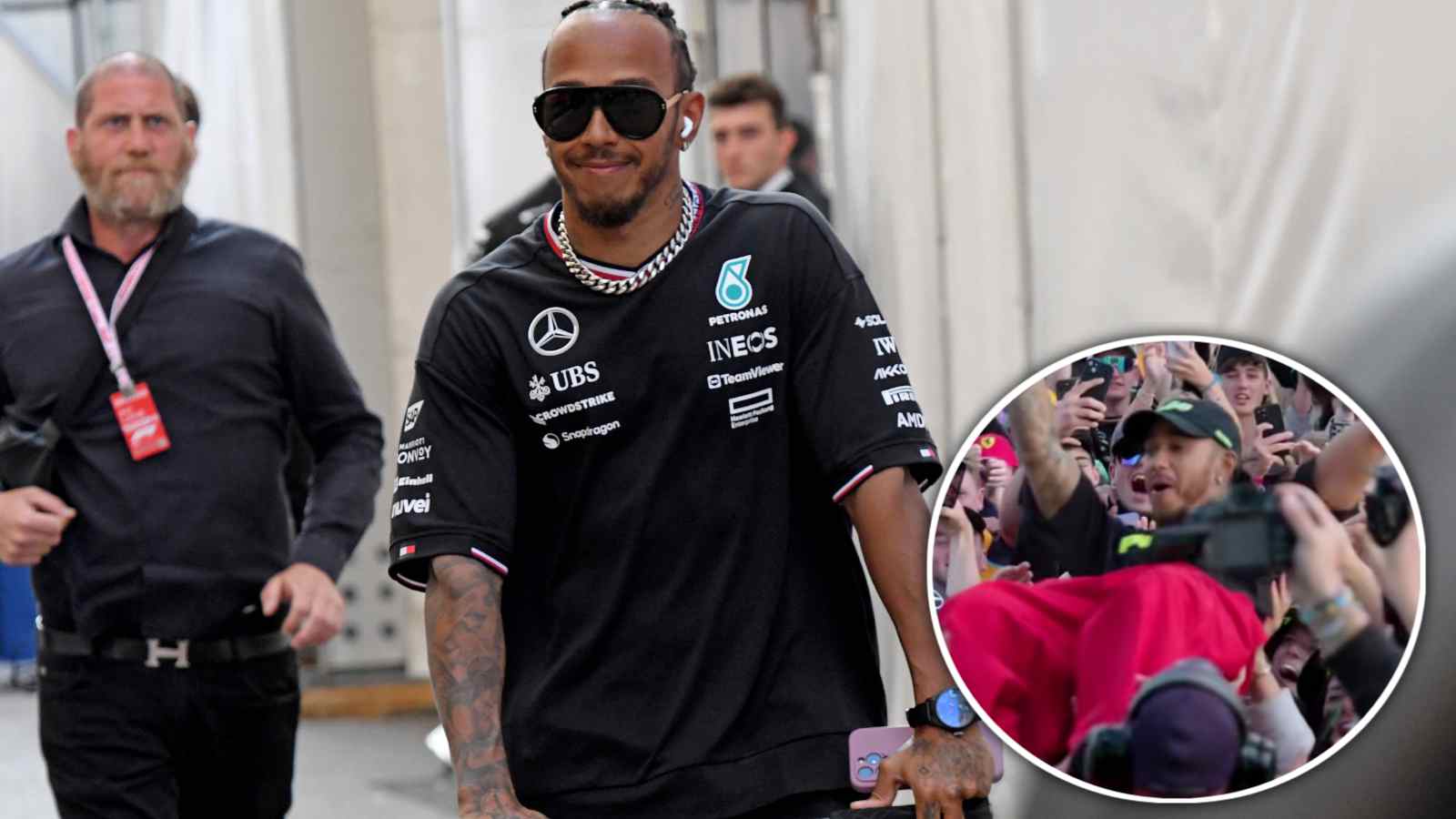 WATCH: Lewis Hamilton crowd surfs in Silverstone following SPECTACULAR British GP triumph