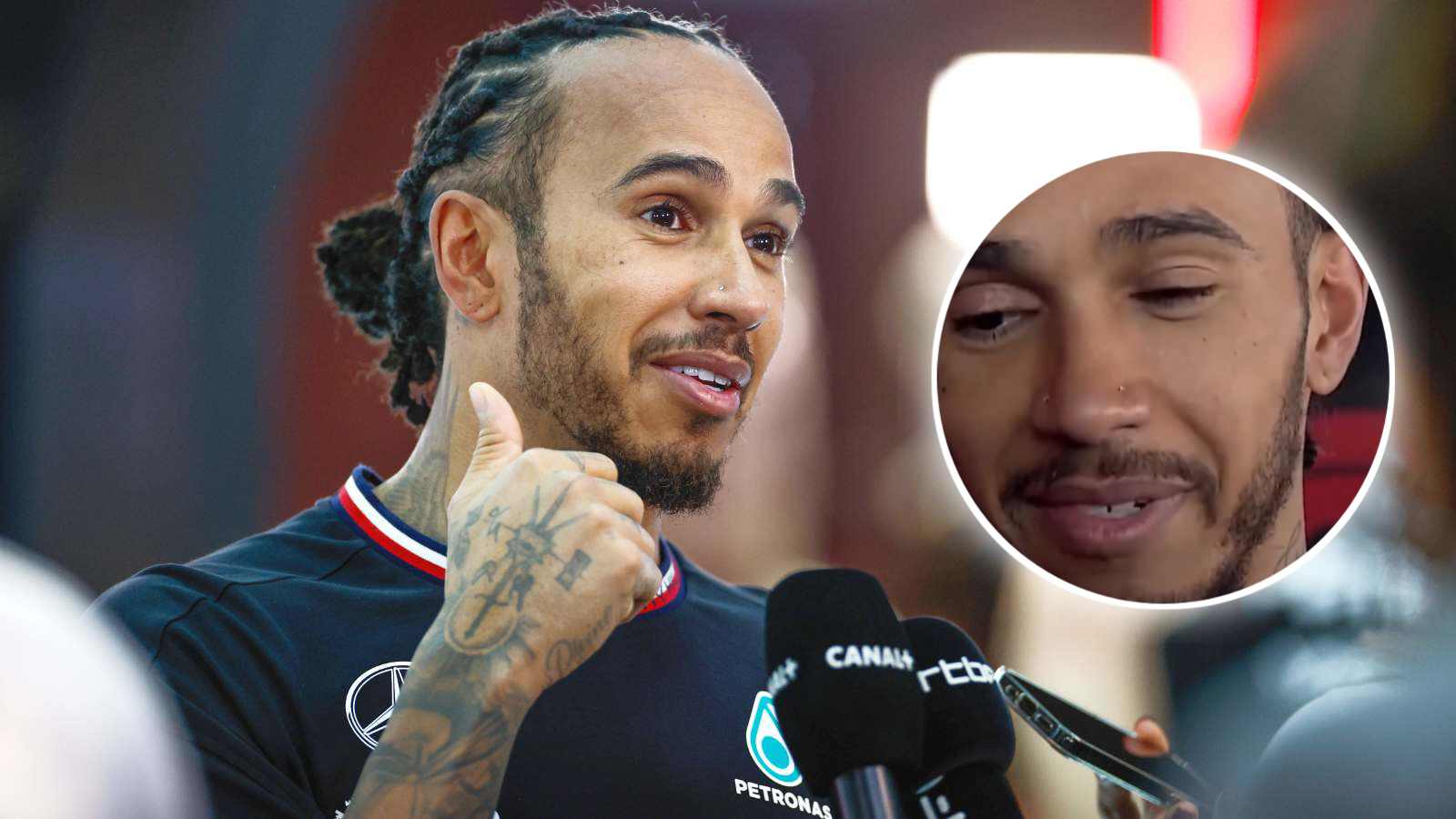 WATCH: Lewis Hamilton claims he’s been ‘building back up’ from ‘devastating’ 2021 title loss