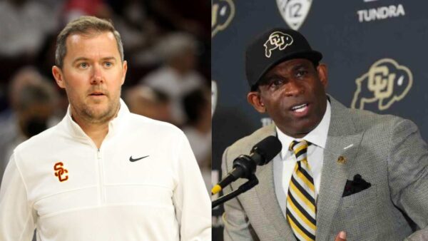 Lincoln Riley and Deion Sanders