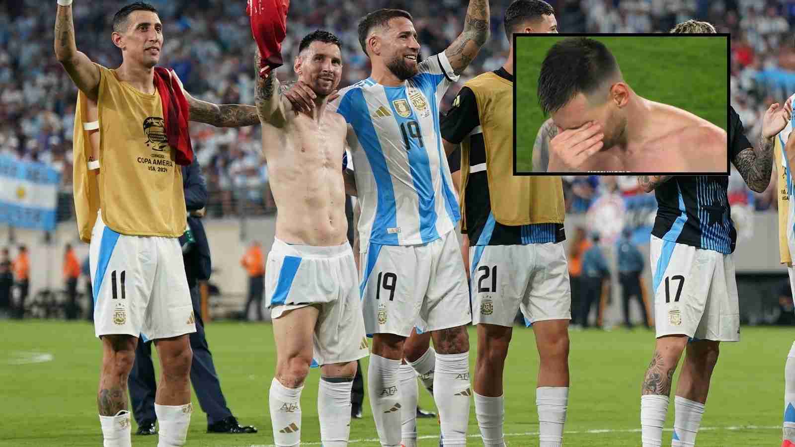 WATCH: Lionel Messi gets emotional after reaching his 7th international final for Argentina