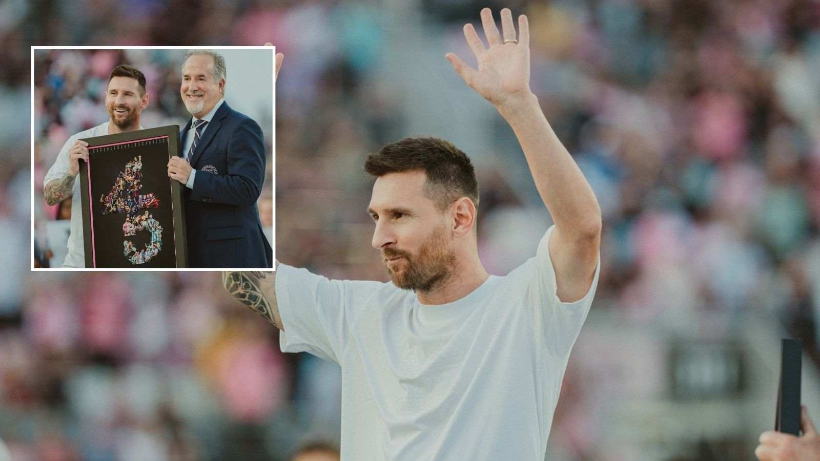 WATCH: Inter Miami honor Lionel Messi after becoming the most successful player in history