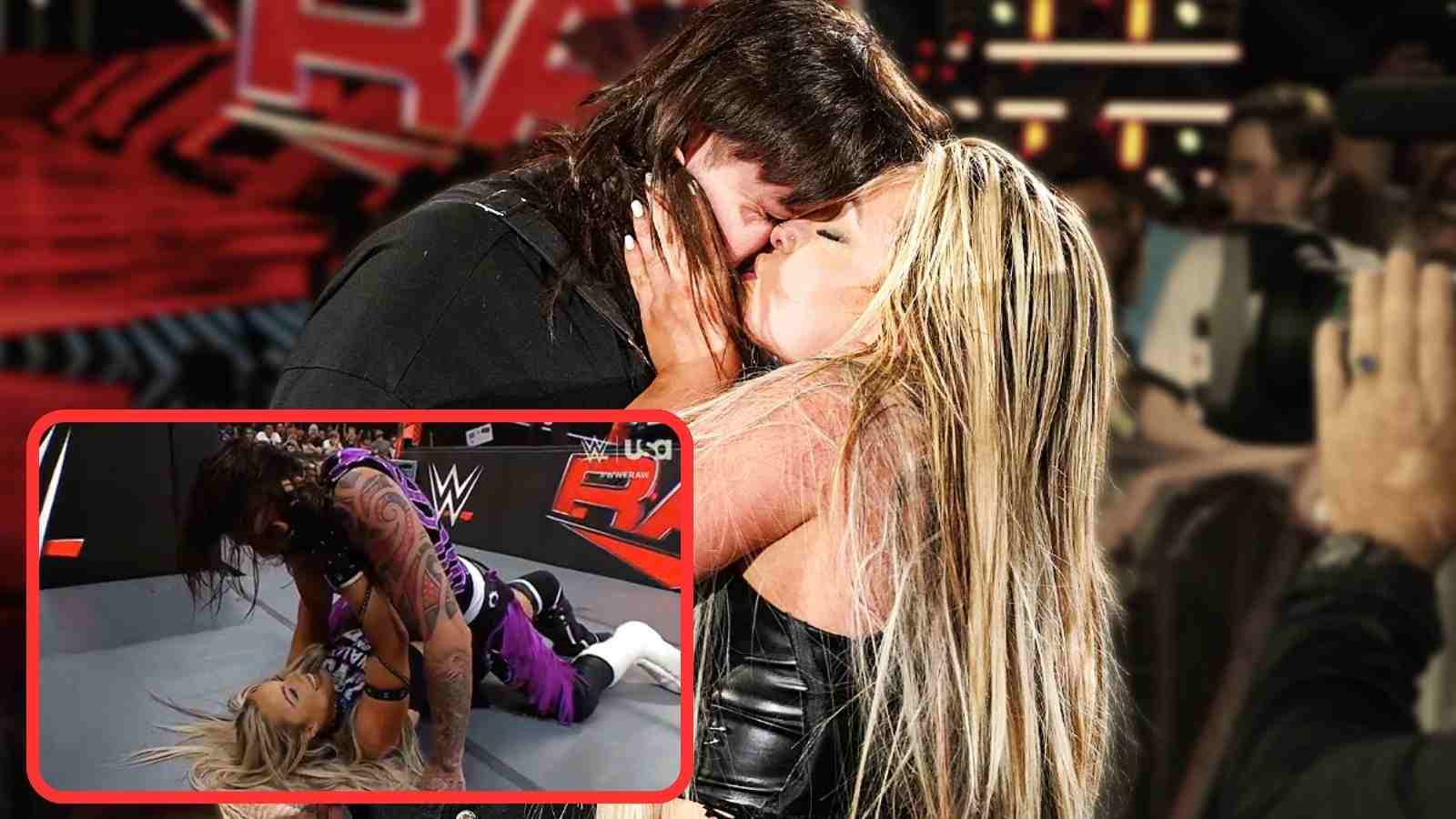 “THEY ABOUT TO BE FU**IN ON NETFLIX!”- Wrestling fans go wild as Dominik Mysterio shares another steamy moment with Liv Morgan on Raw 