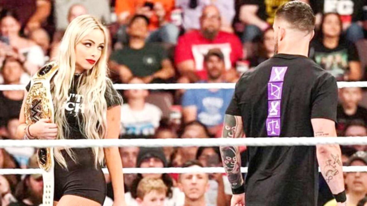 Liv Morgan and Finn Balor 