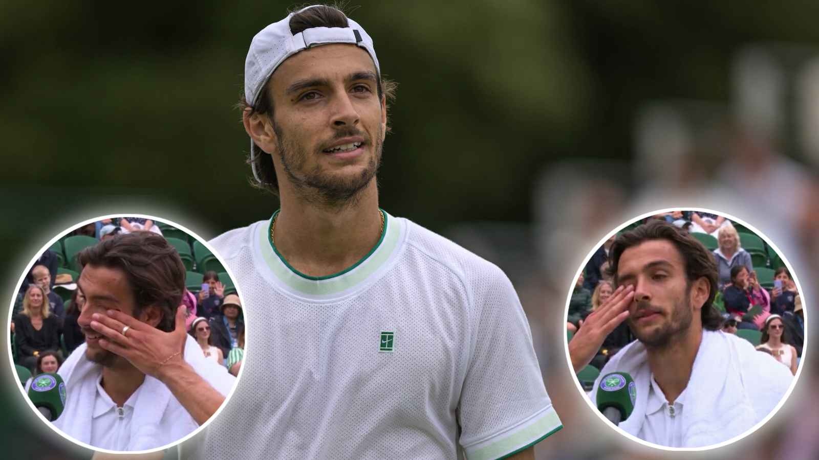 WATCH: “I have been dreaming about this moment”- Lorenzo Musetti fights back tears after reaching Wimbledon quarterfinals for the first time