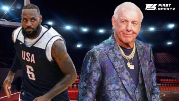 Los Angeles Lakers superstar LeBron James gets ultimate praise from WWE legend Ric Flair after becoming Olympics flag-bearer for USA