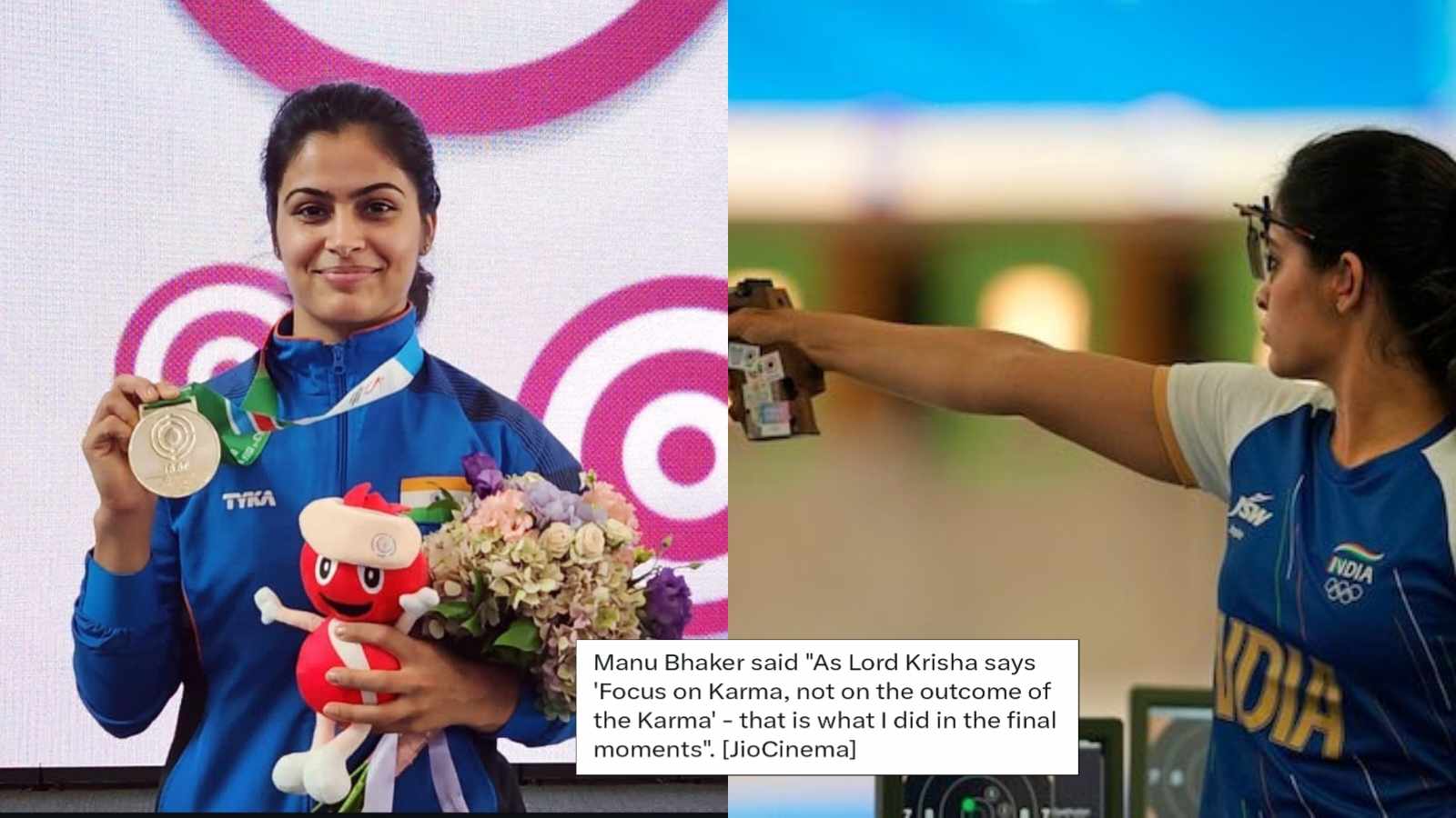 ‘Sensational’ Manu Bhaker admits Bhagavad Gita helped her end India’s 12-year medal drought in Olympic shooting