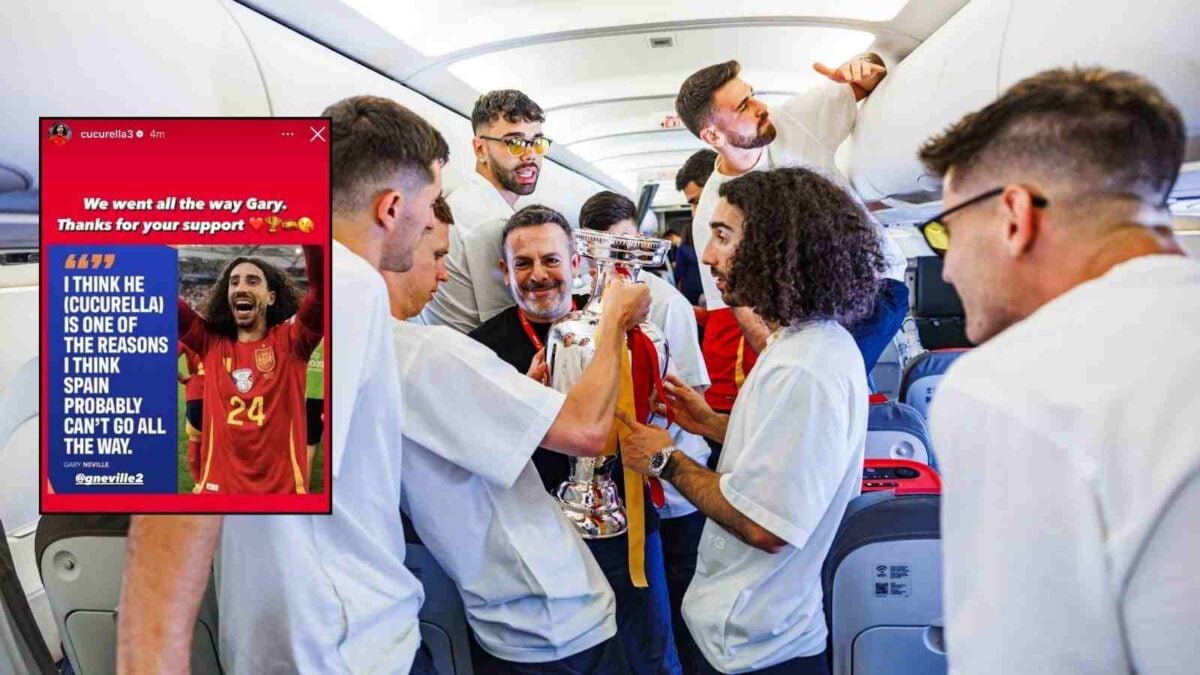 Marc Cucurella & Spanish teammates