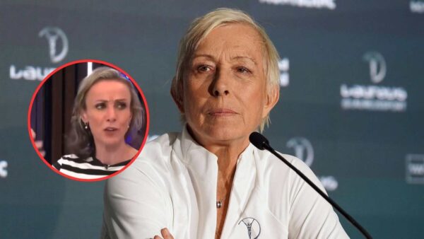 Martina Navratilova and Emma Woolf