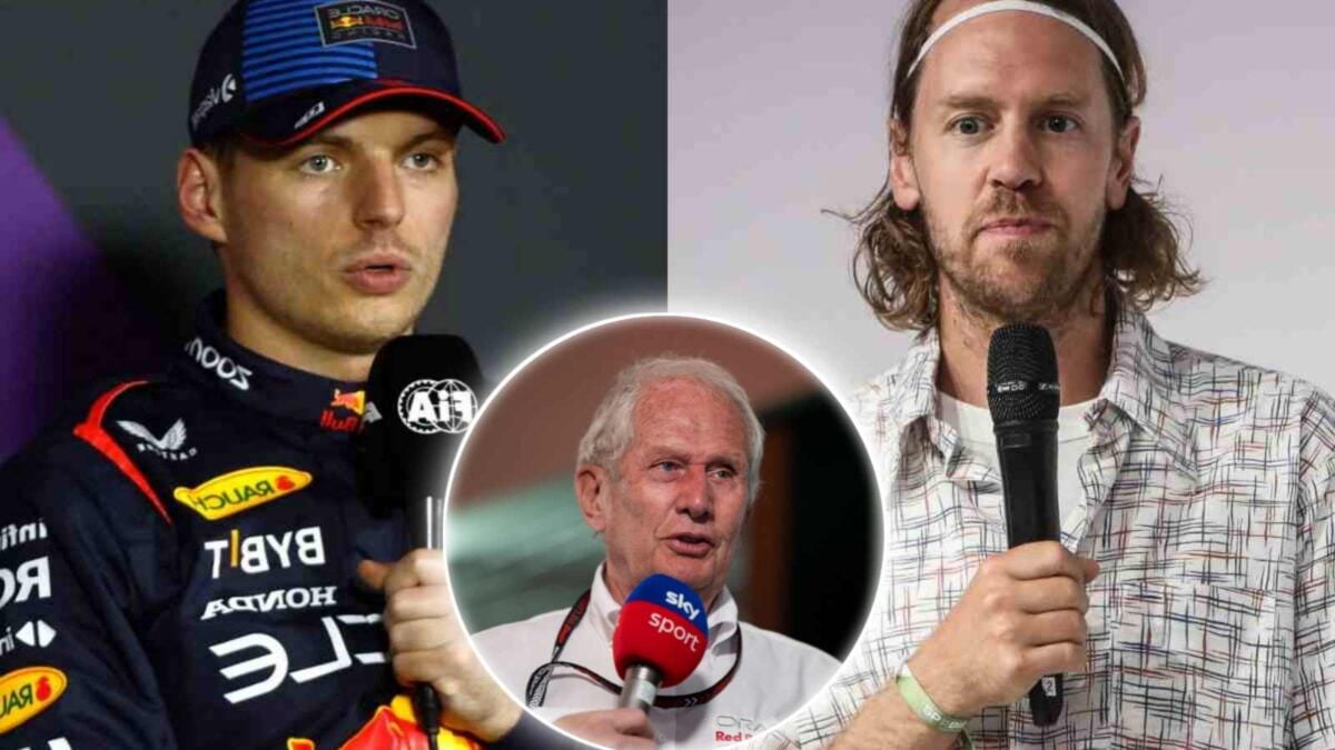 Max Verstappen Helmut Marko Sebastian Vettel