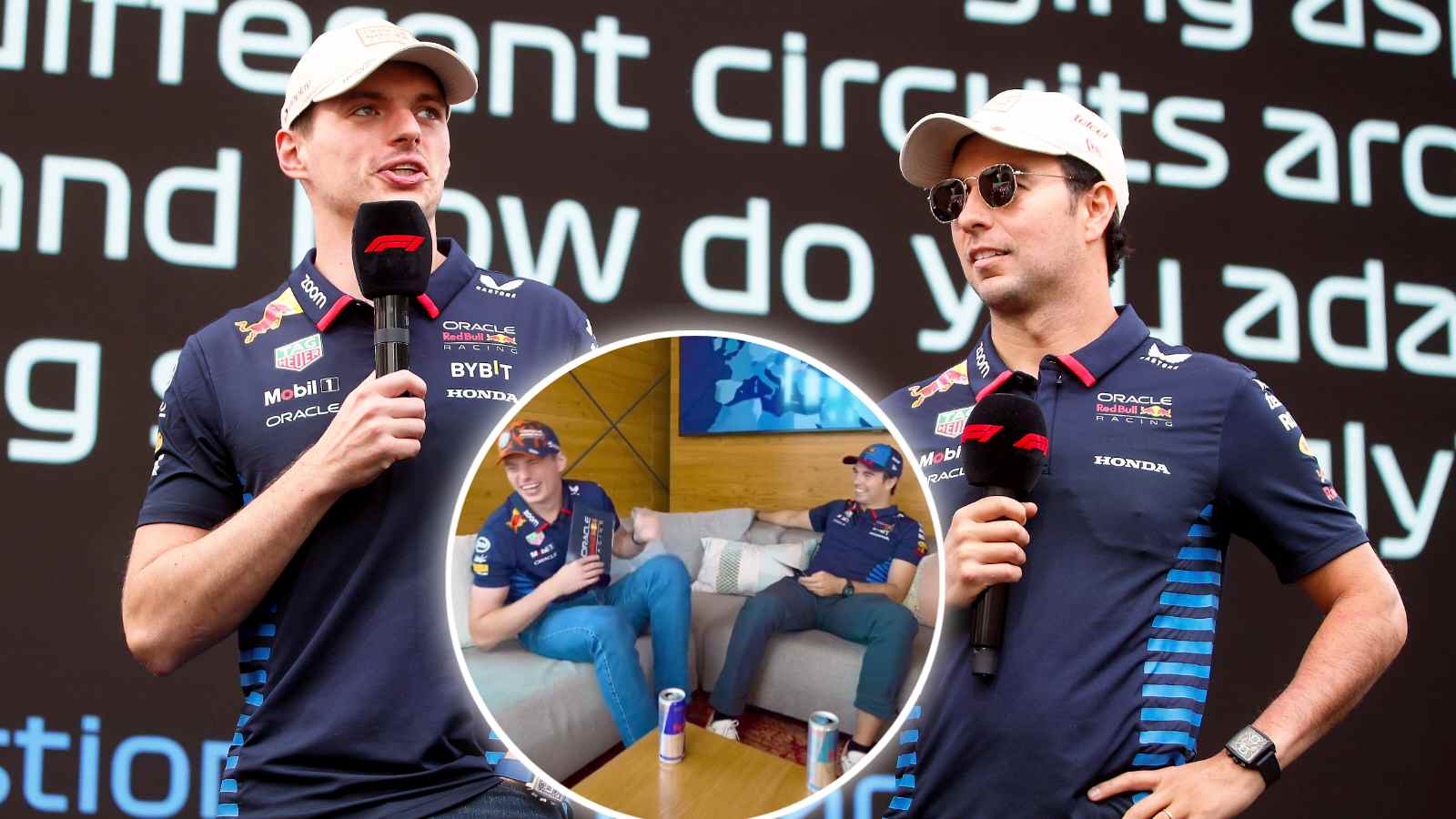 WATCH: “Very popular with the ladies,” Max Verstappen and Sergio Perez HILARIOUSLY play a game of Guess the Driver at Belgian GP