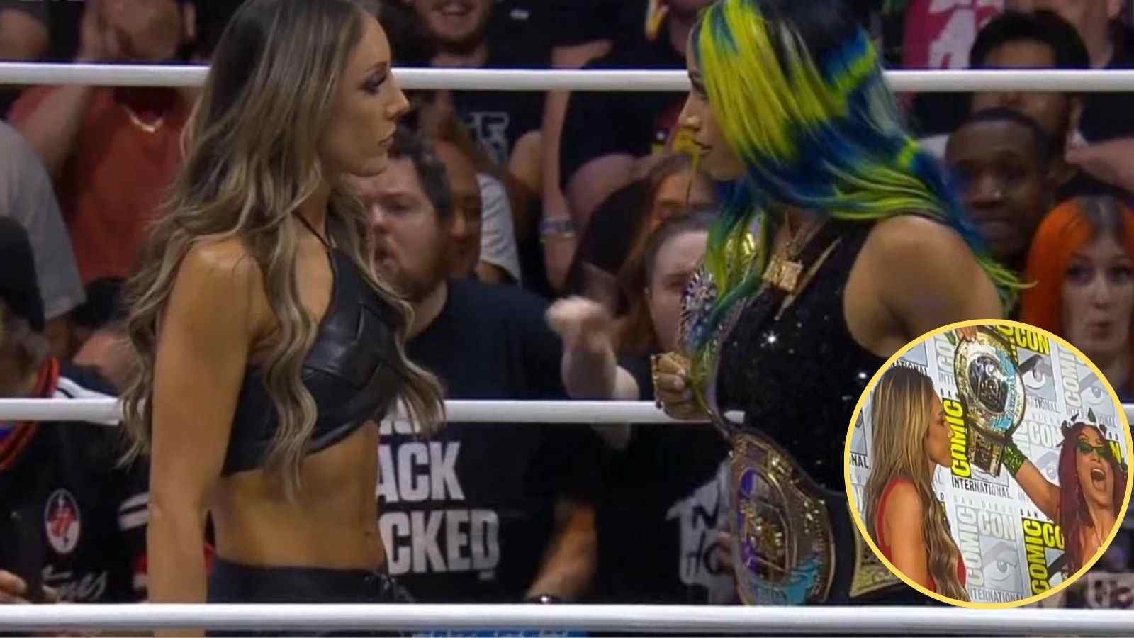 WATCH: Tensions flare at San Diego Comic Con after Mercedes Mone shockingly confronts top AEW wrestler ahead of All In