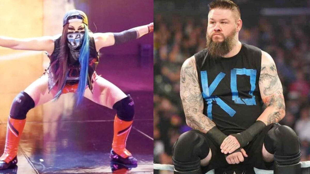 Mia Yim and Kevin Owens