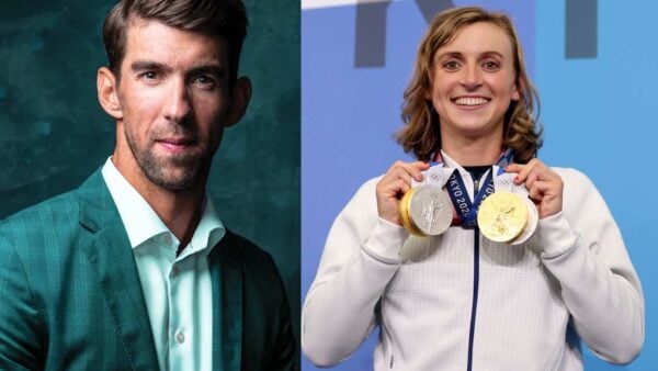 Michael Phelps and Katie Ledecky