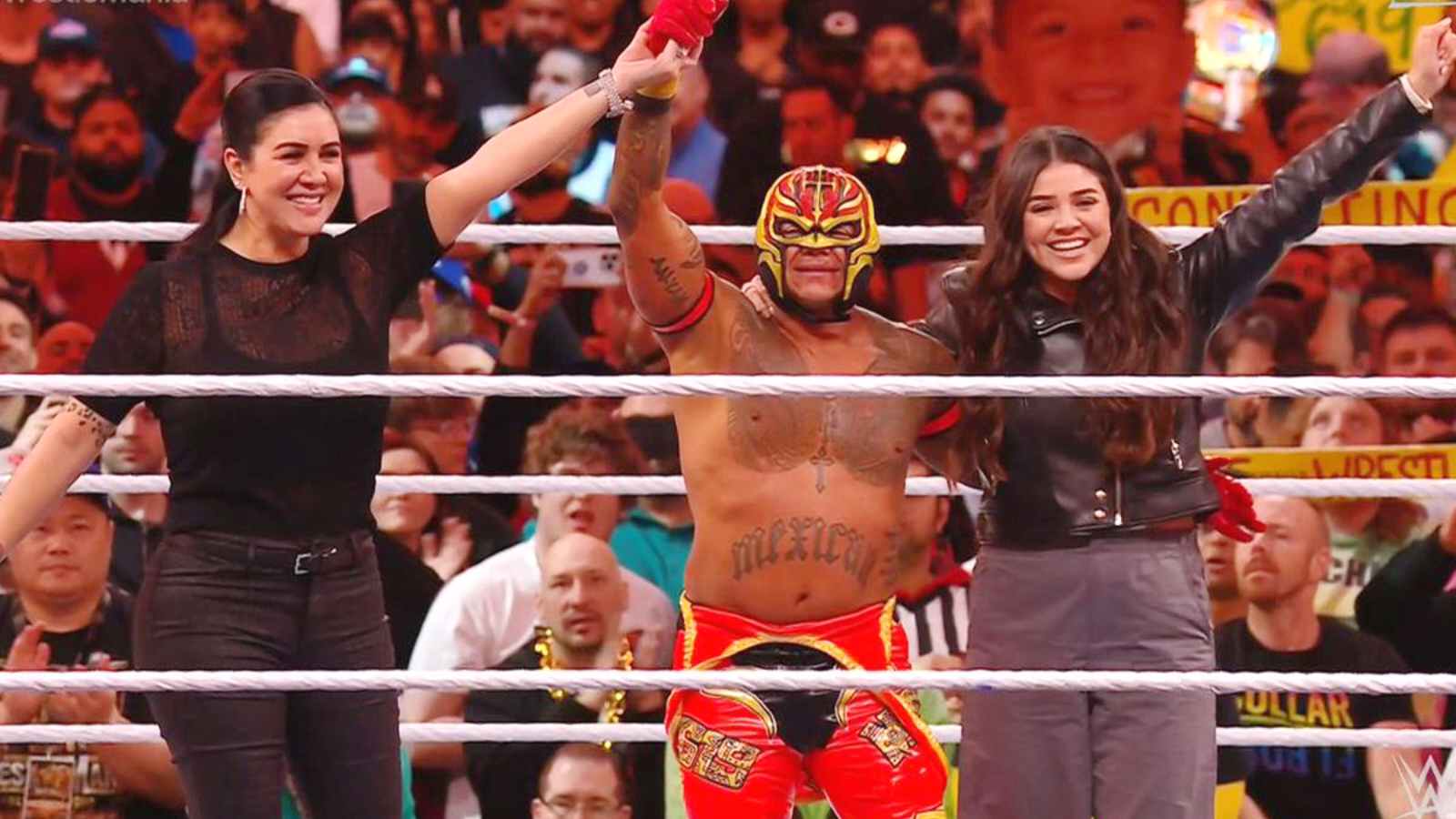 “Bro forgot his mask and his son”- WWE Universe goes wild after UNMASKED Rey Mysterio gets spotted enjoying with his family