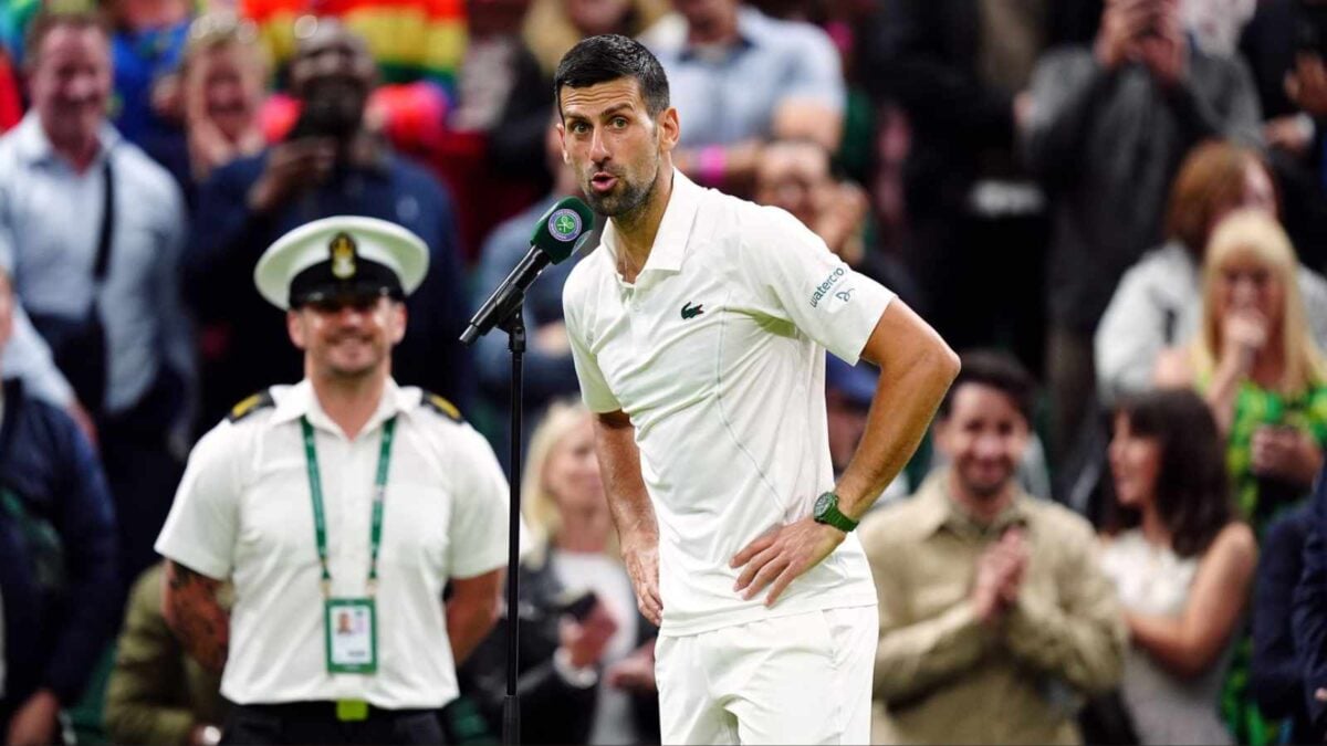“What has he done that's been that bad?" John McEnroe defends Novak Djokovic over his angry rant at the Wimbledon crowd 1 Novak Djokovic Wimbledon