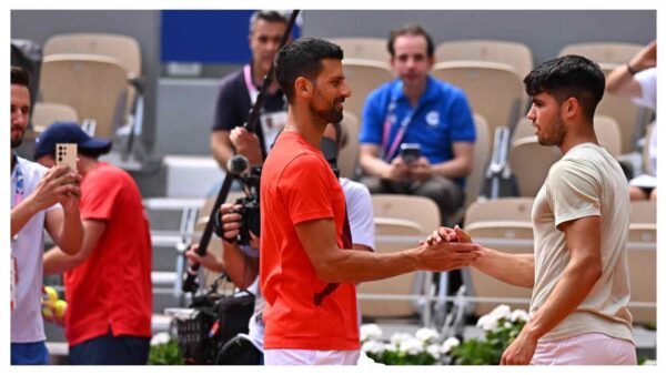 Novak Djokovic and Carlos Alcaraz