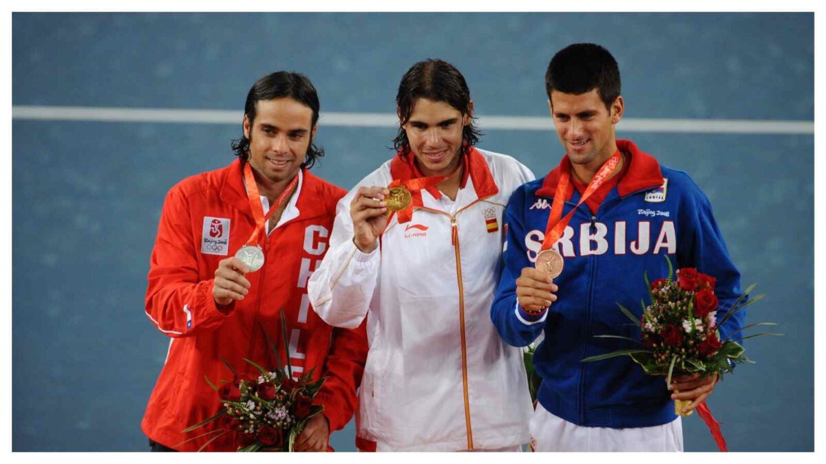 Novak Djokovic and Rafael Nadal