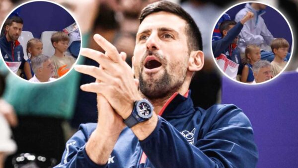 Novak Djokovic Serbian volley ball team Paris Olympics