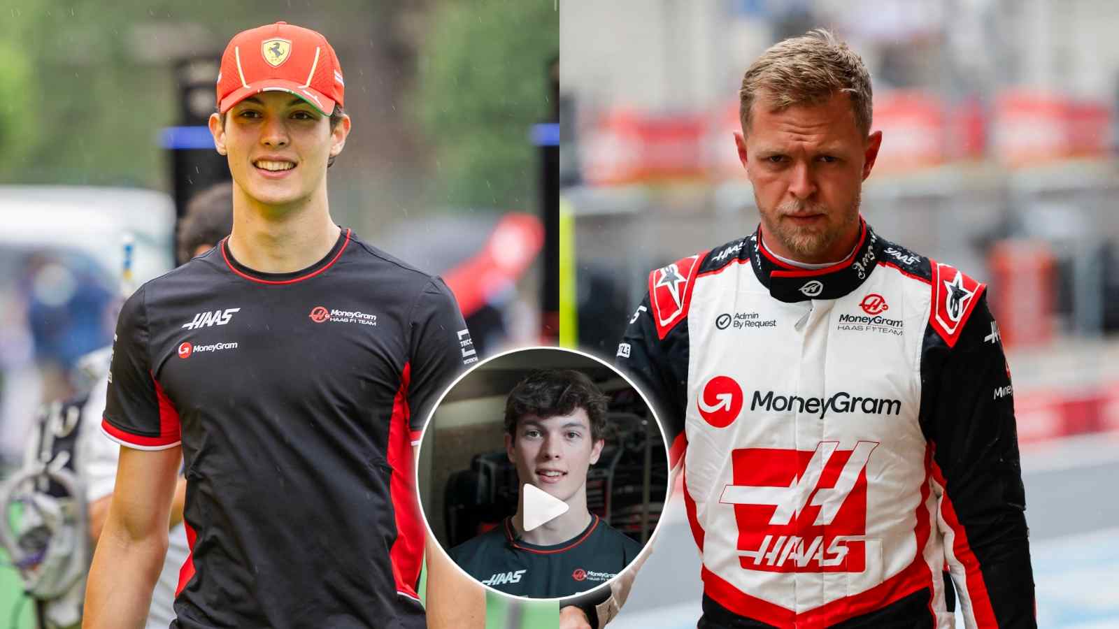 WATCH: “Can’t wait to get started,” Ferrari junior Oliver Bearman signs maiden F1 contract with Haas amidst Kevin Magnussen’ 2025 saga