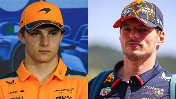 Oscar Piastri and Max Verstappen