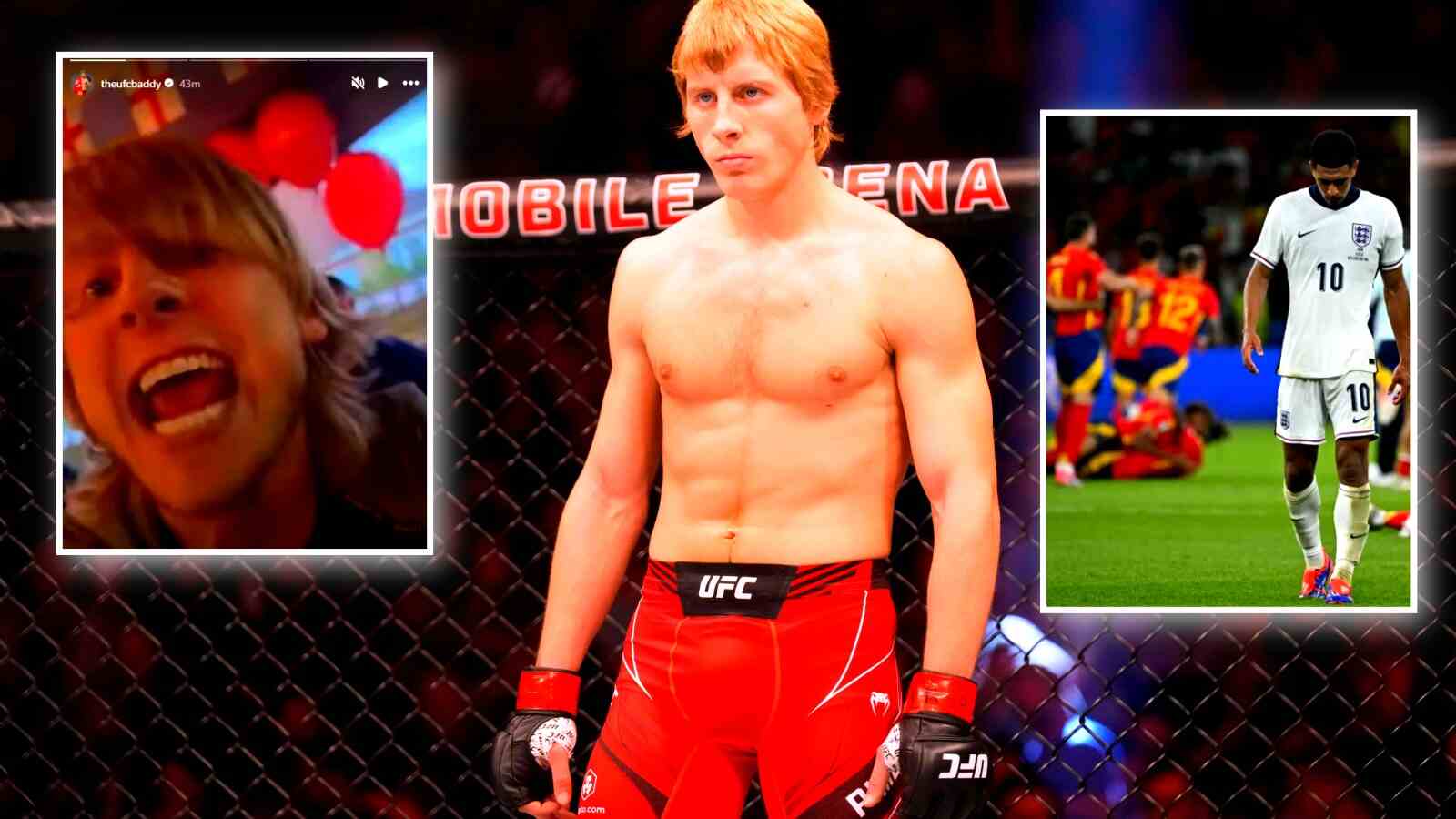 “Fighting him isn’t an option” – Scouse fighter Paddy Pimblett TAUNTS sad and drunk English fans after Spain’s Euros win; fans react