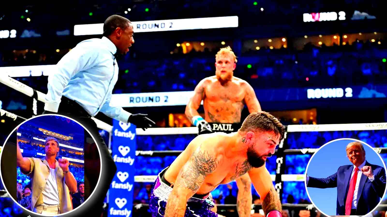 WATCH: Logan Paul does hilarious Donald Trump dance move after Jake Paul’s KO